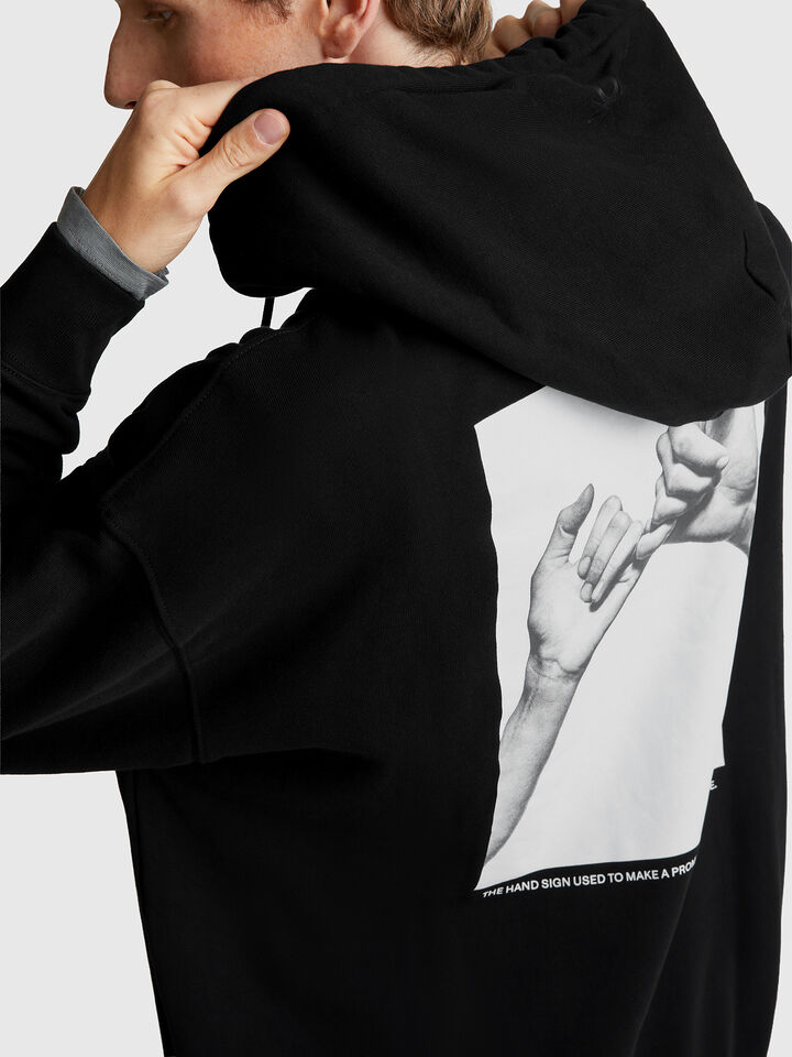SWEATER W/HOOD Herren image number 4